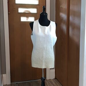 Croft & barrow gold glitter Ombré sweater vest!
